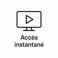 Icône illustrant l’accès immédiat aux formations en ligne Myriam•K Paris dès l’inscription, notamment pour le lissage brésilien